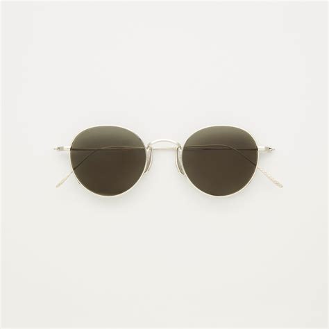 Morgan: lightweight panto titanium sunglasses .